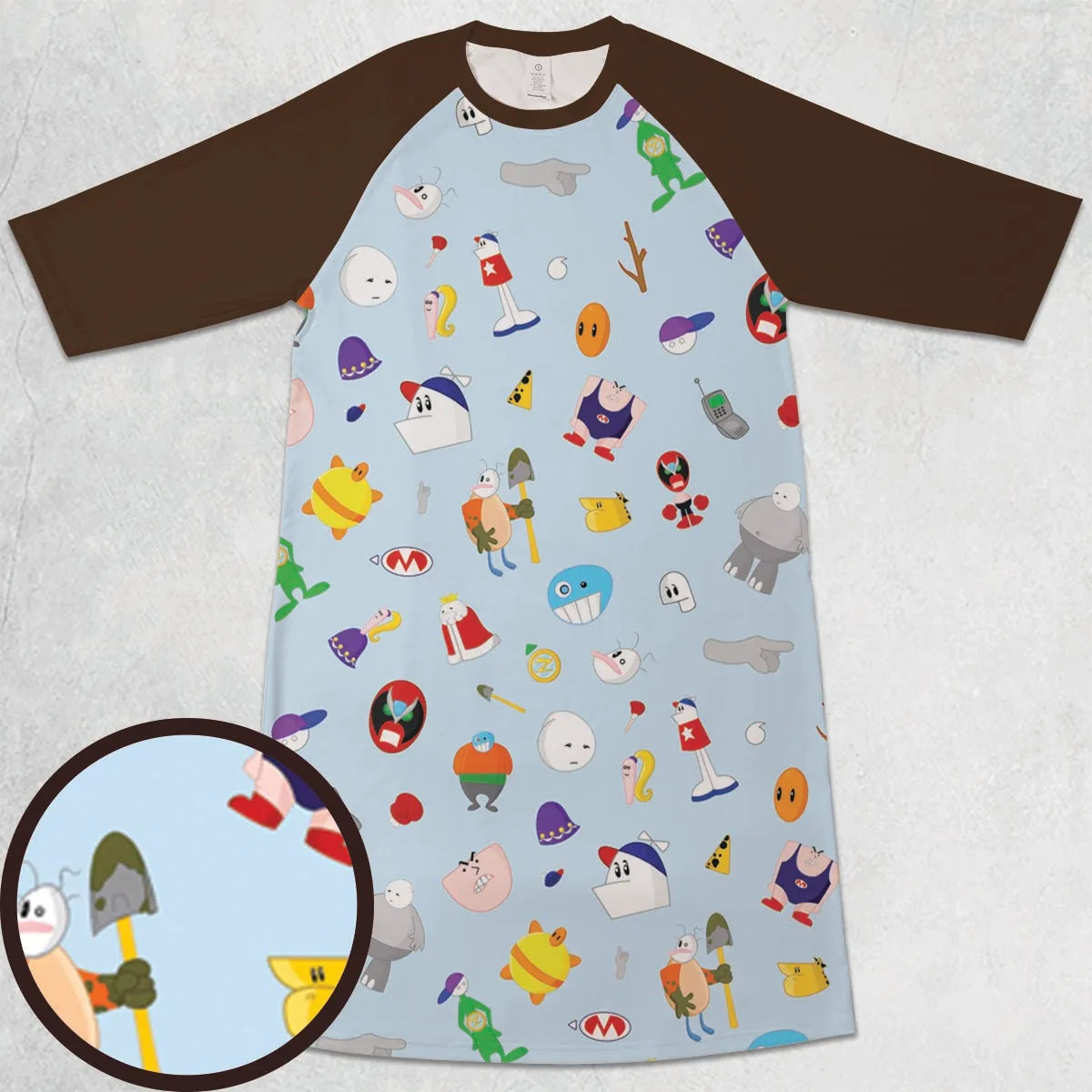 3/4 Sleeve Raglan Dress - LQ3WDVJL