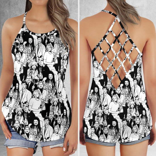 Criss Cross Tank Top - 3BT2WFK2 -  - 1