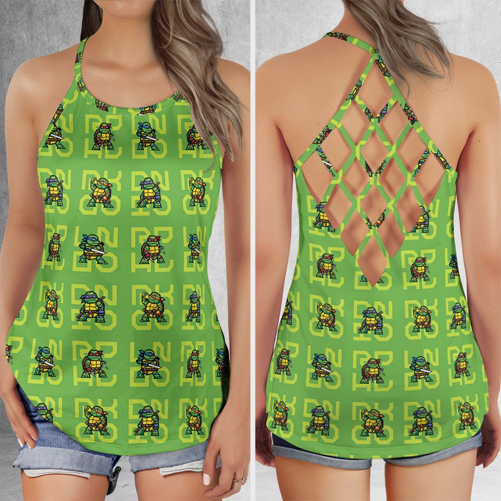 Criss Cross Tank Top -  - 1