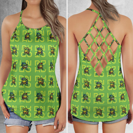Criss Cross Tank Top -  - 1
