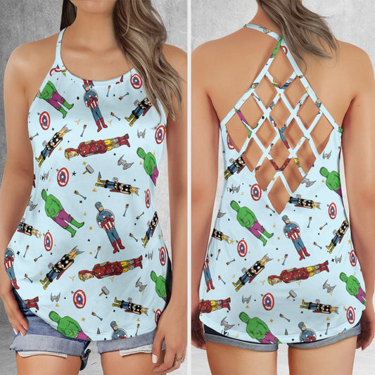 Criss Cross Tank Top - BPH9W9T7 -  - 1