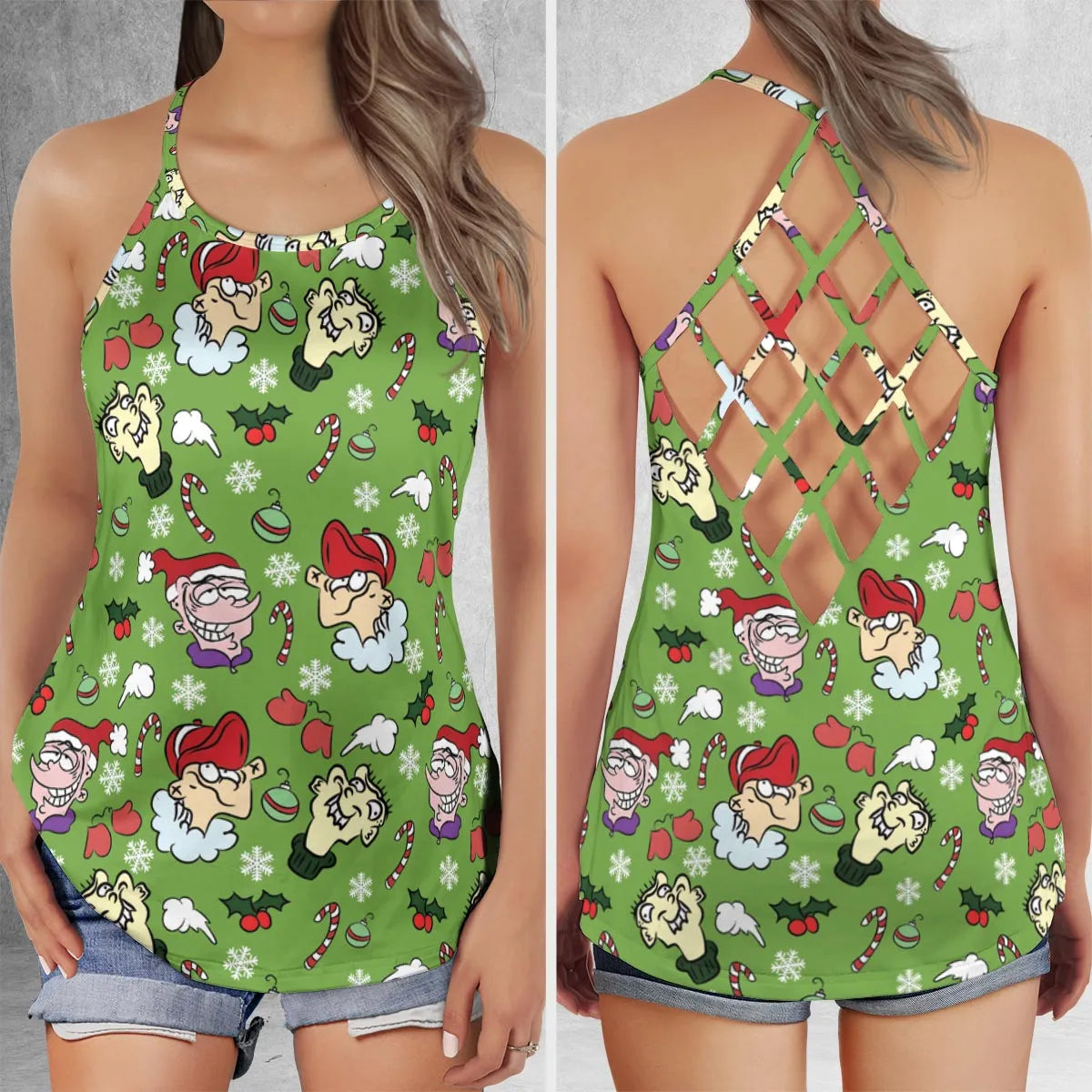 Criss Cross Tank Top - 3KZ7921V