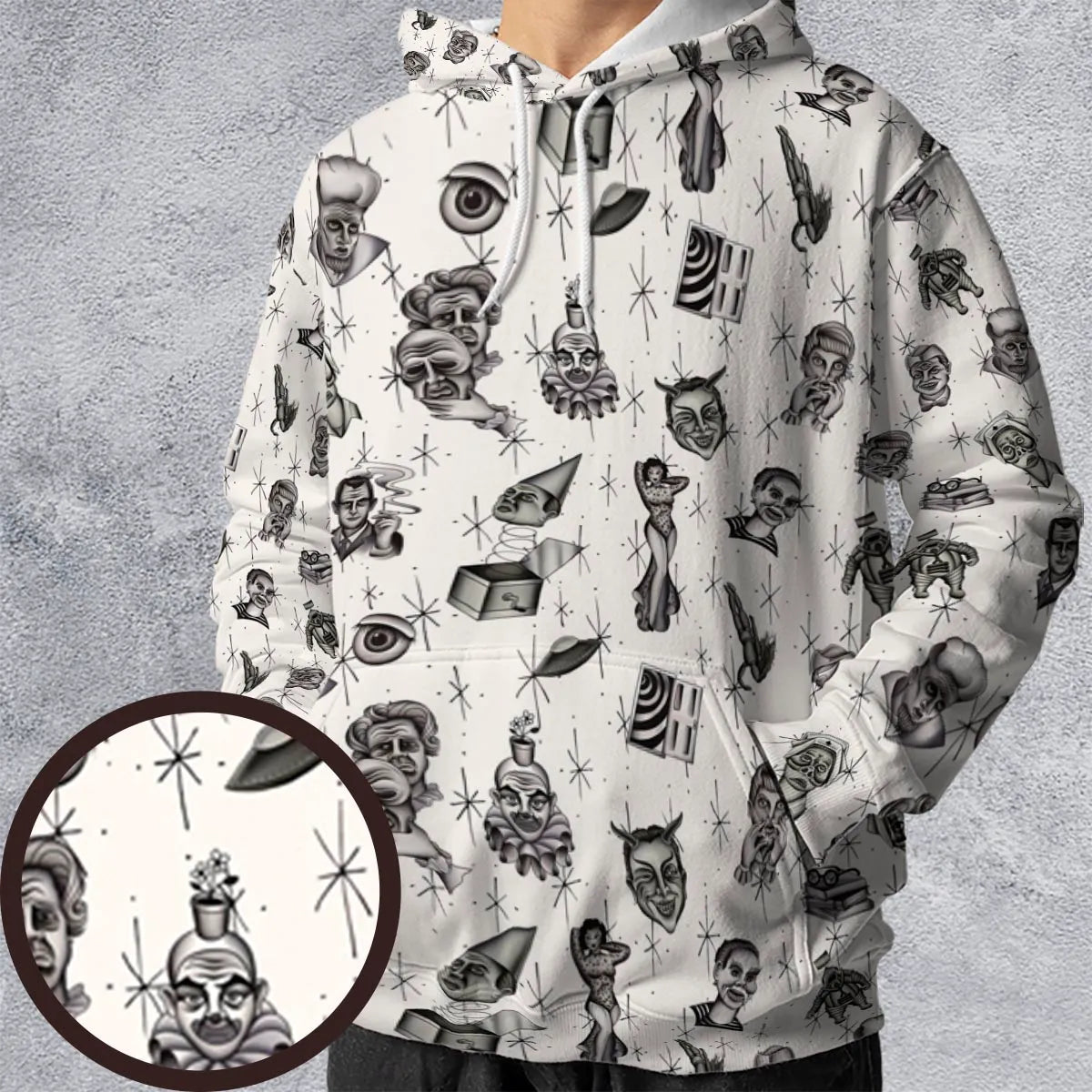 All-over Print Hoodie - KRT1LS91
