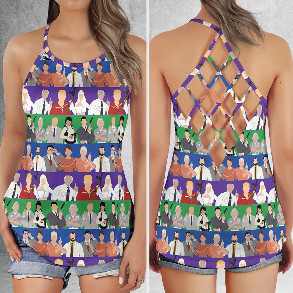 Criss Cross Tank Top - 7GUJ8K62 -  - 1