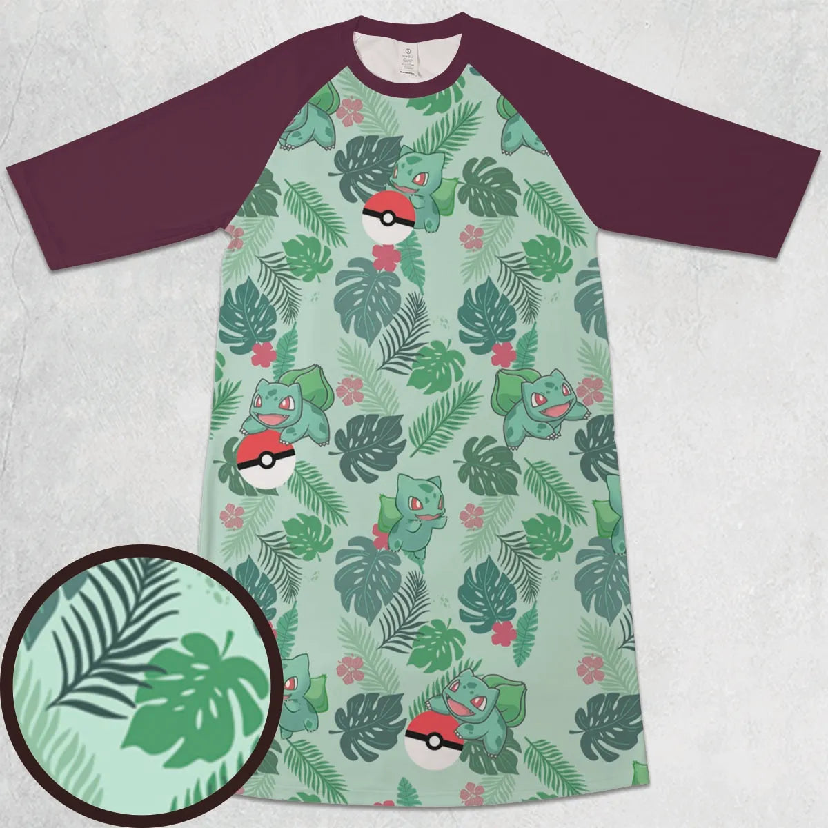 3/4 Sleeve Raglan Dress - NWSU29HB