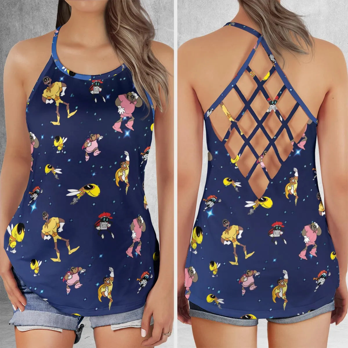 Criss Cross Tank Top - 1S1S53MW