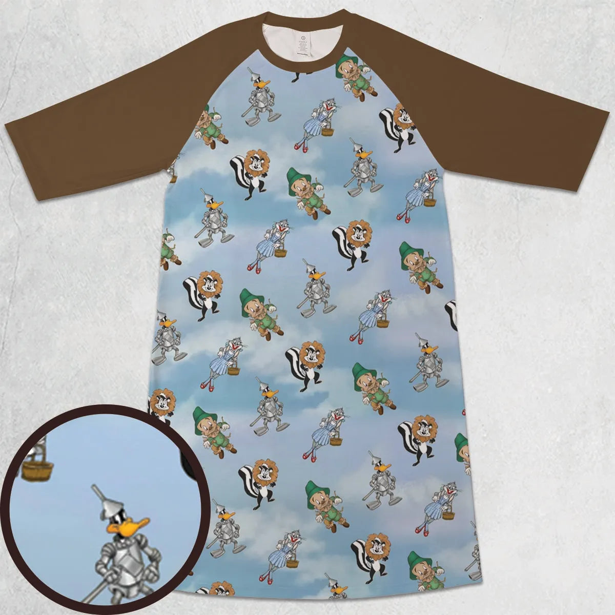 3/4 Sleeve Raglan Dress - GX9Y9NWZ