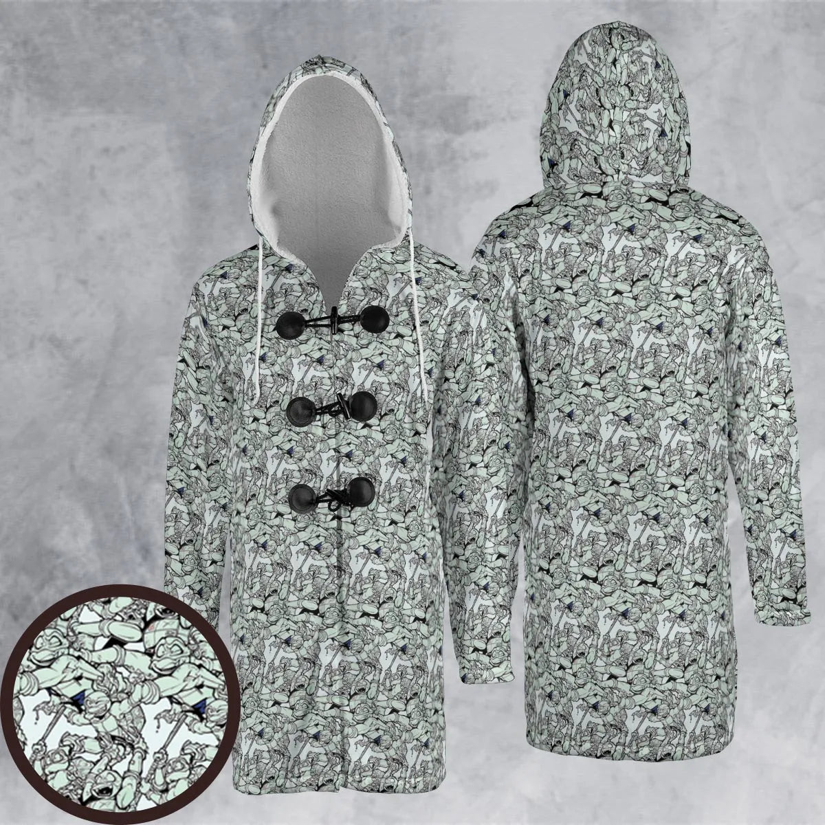 Hooded Cloak Coat - DB8FUHMD