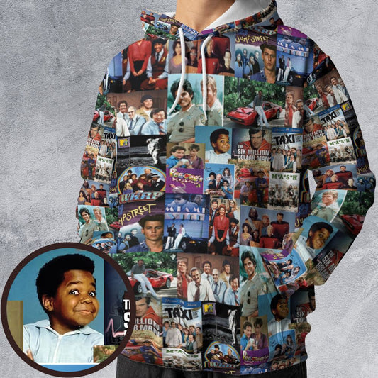 All-over Print Hoodie - D3Q31ALU -  - 1