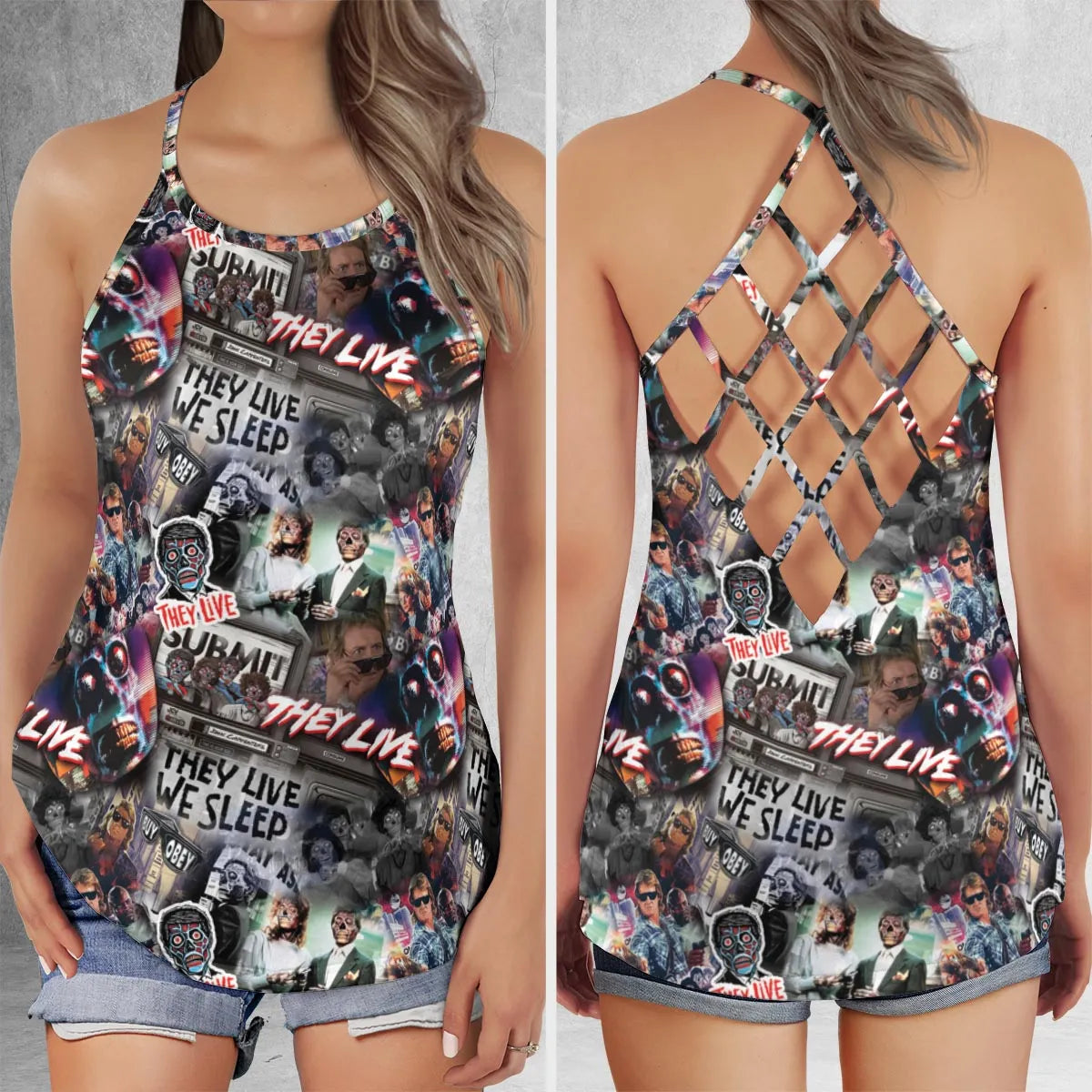 Criss Cross Tank Top - X6AQJULD