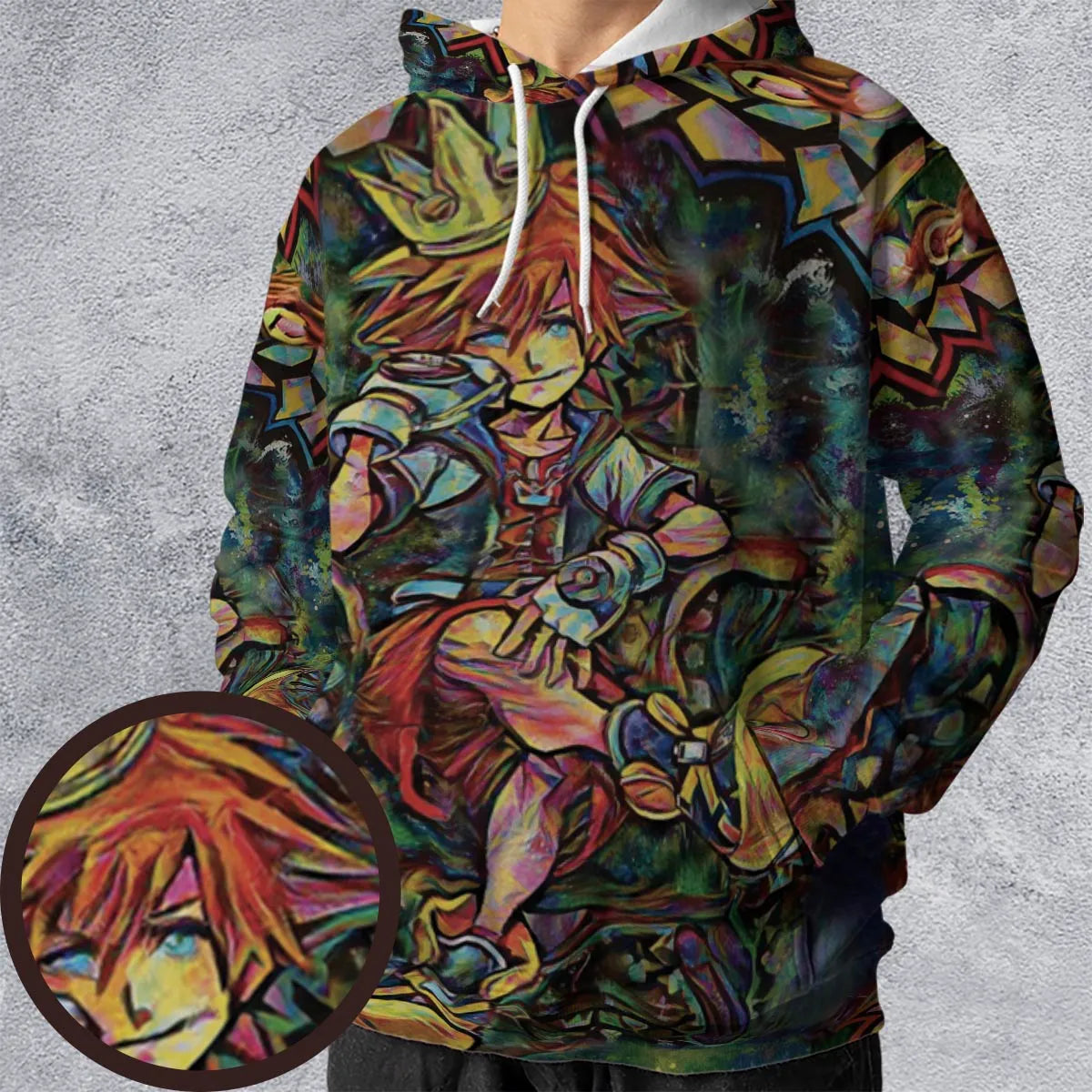 All-over Print Hoodie - 54L5H9JR