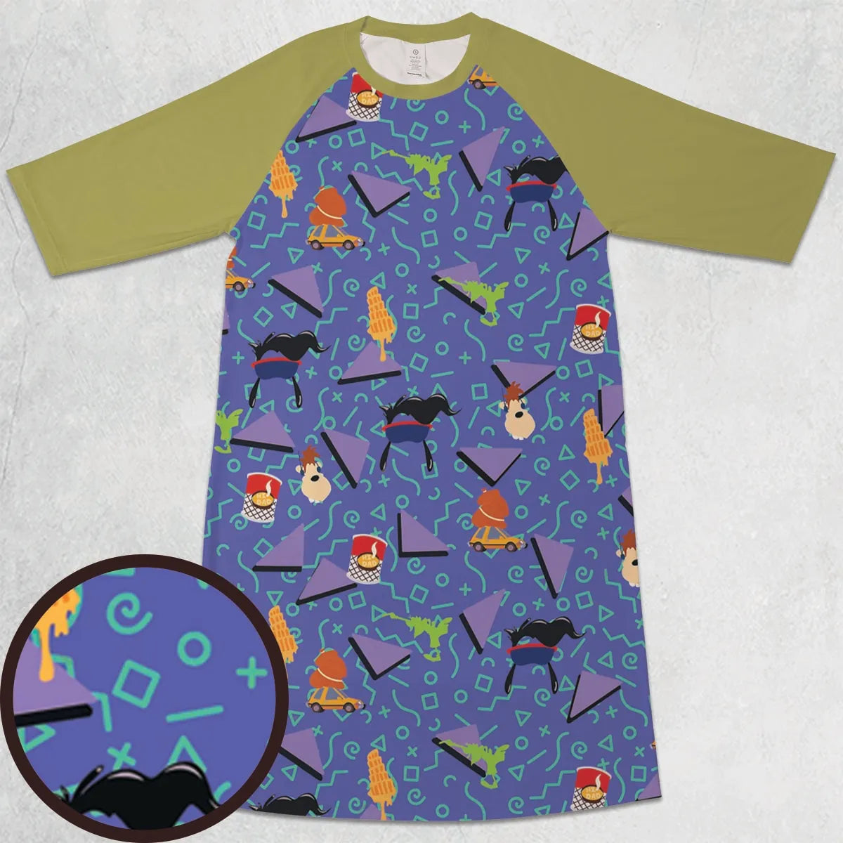 3/4 Sleeve Raglan Dress - S41SBNNZ