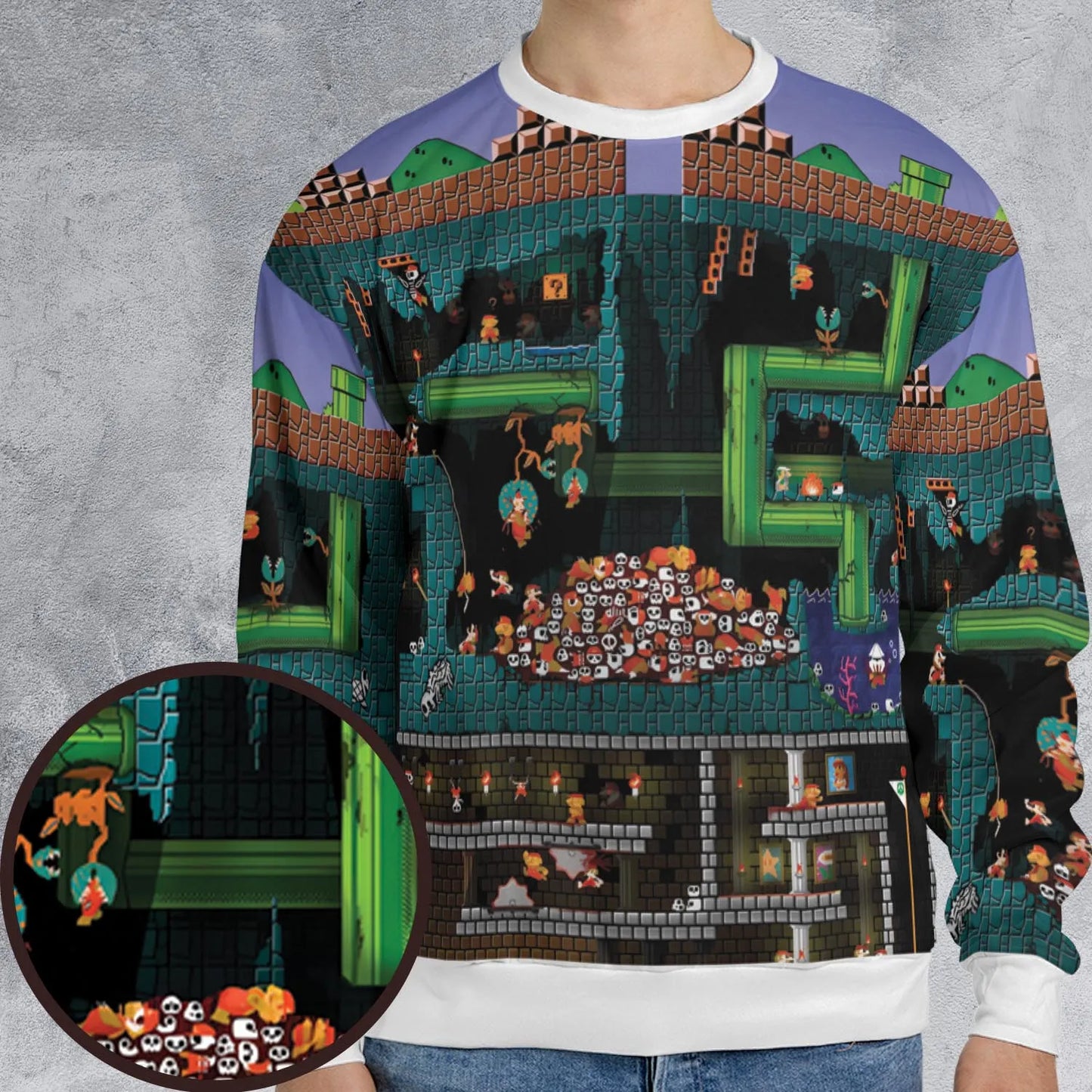 All-over Print Sweatshirt - FD4VTLR3