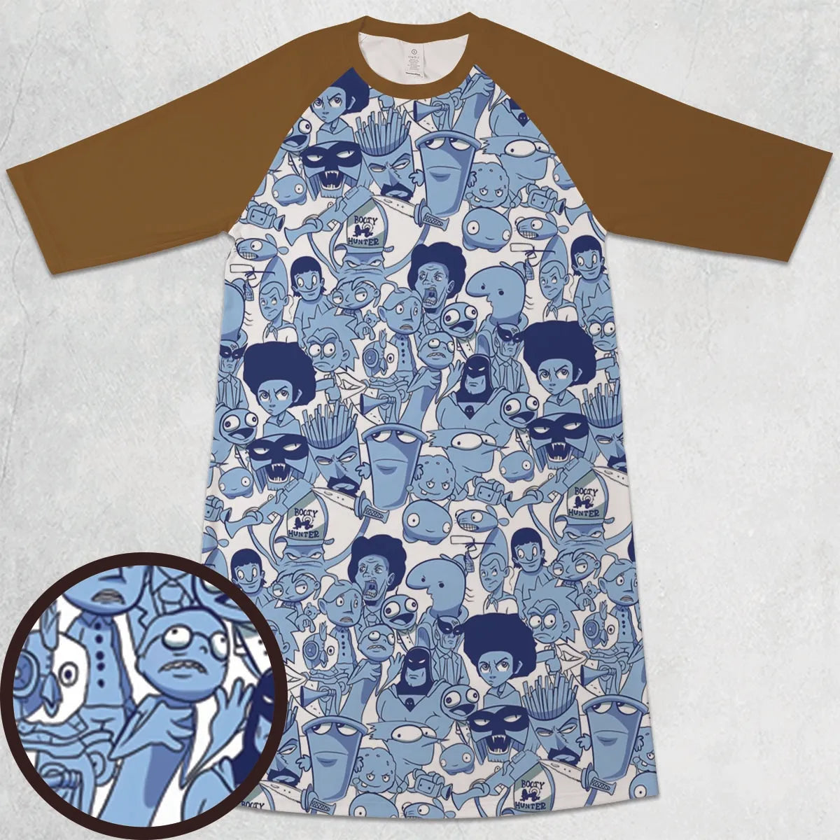 3/4 Sleeve Raglan Dress - M34YQTX6