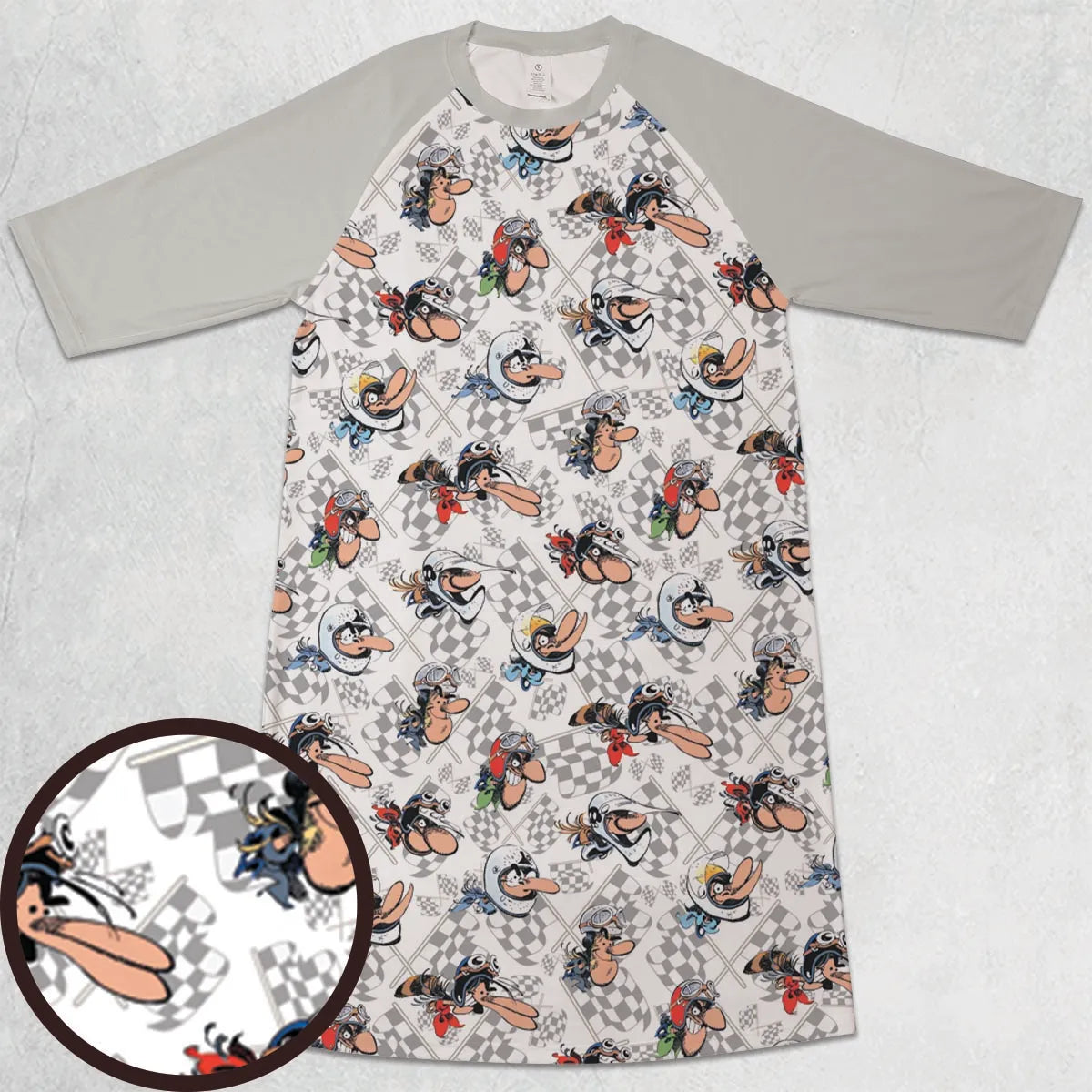 3/4 Sleeve Raglan Dress - WDYVX24G