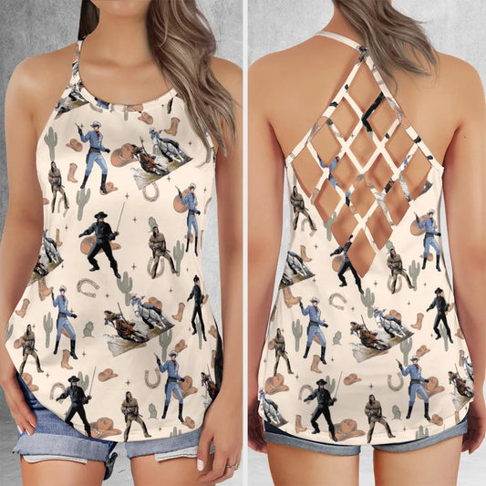 Criss Cross Tank Top - 9Z7LZW5K