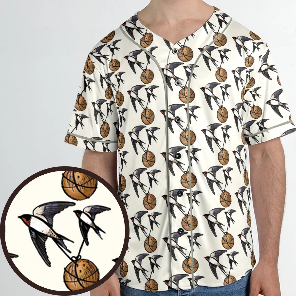 Unisex Baseball Jersey - UFJZUXJZ