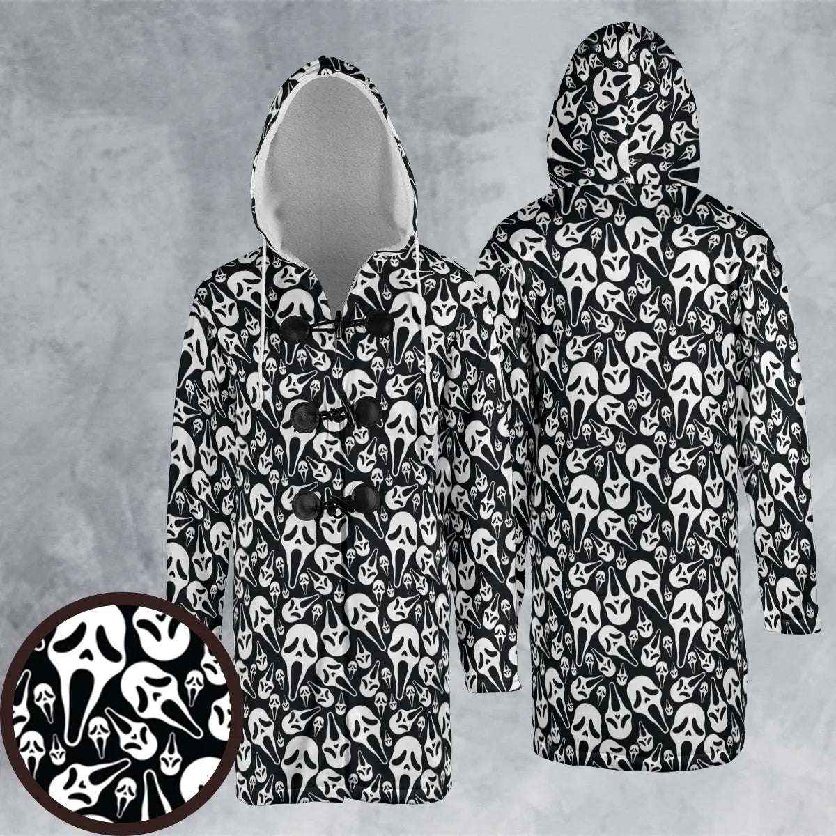 Hooded Cloak Coat - 2EQDWX9N