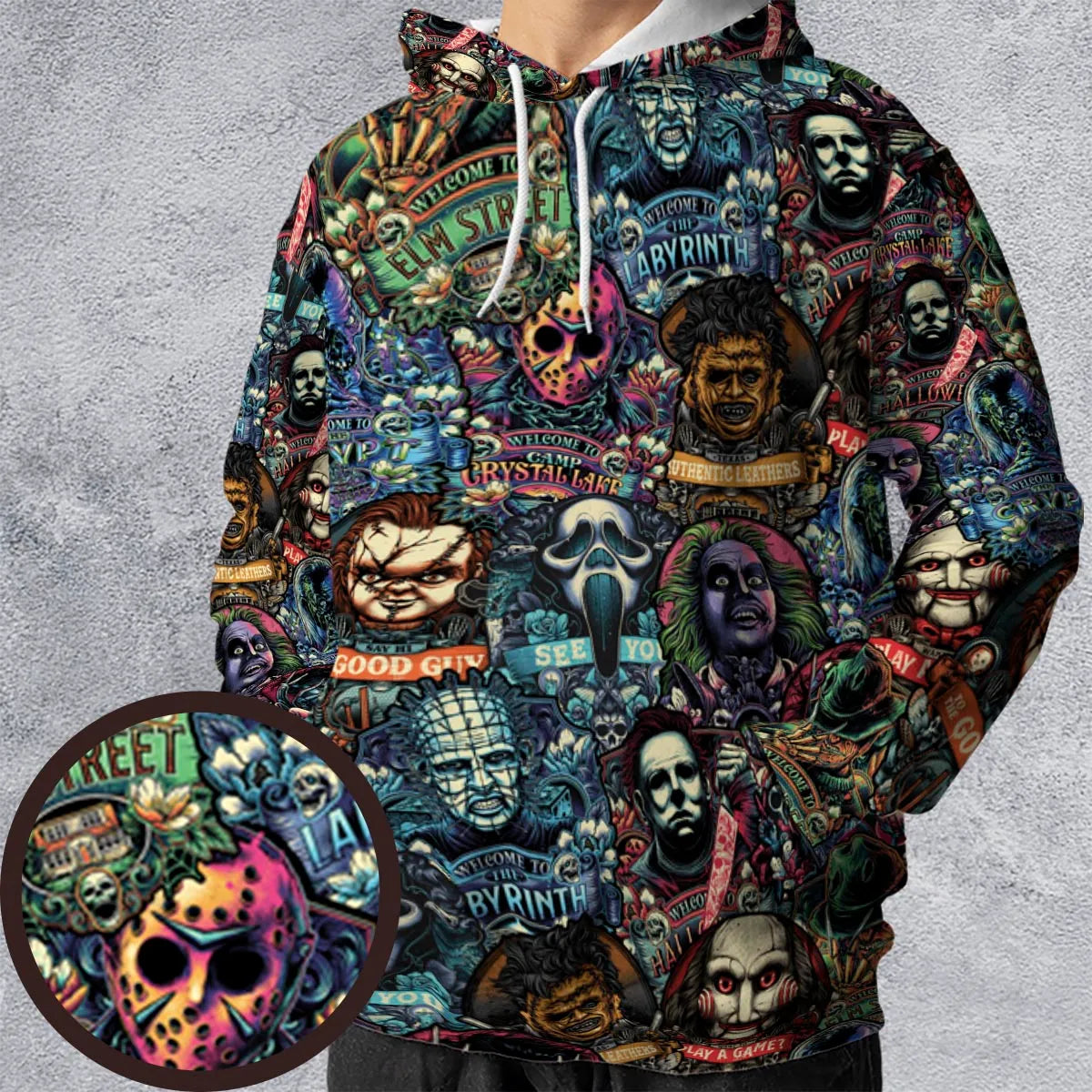 All-over Print Hoodie - E59LLBUM