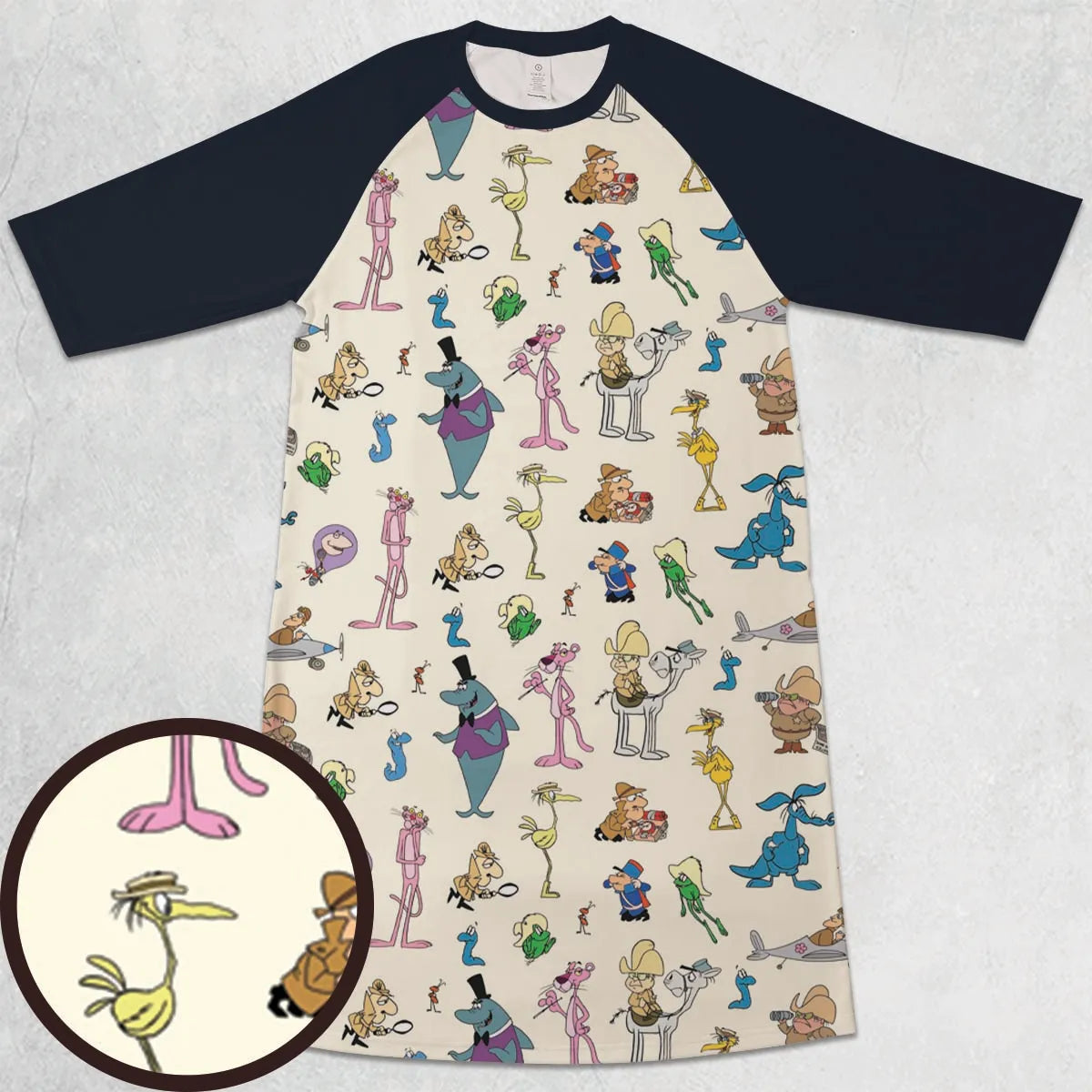 3/4 Sleeve Raglan Dress - UXX76QQ5