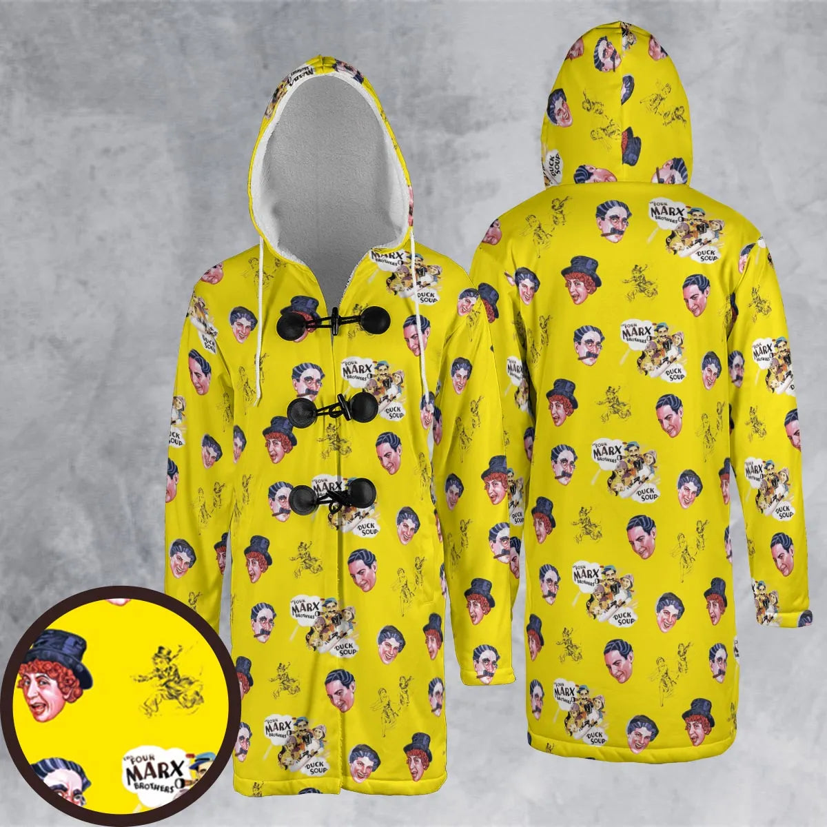 Hooded Cloak Coat - 718YS66N