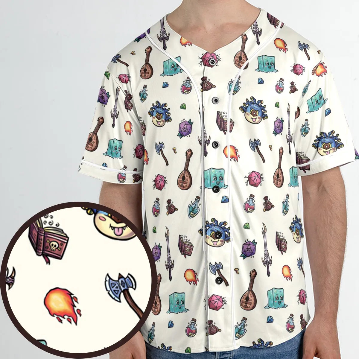 Unisex Baseball Jersey - YAYZP22T