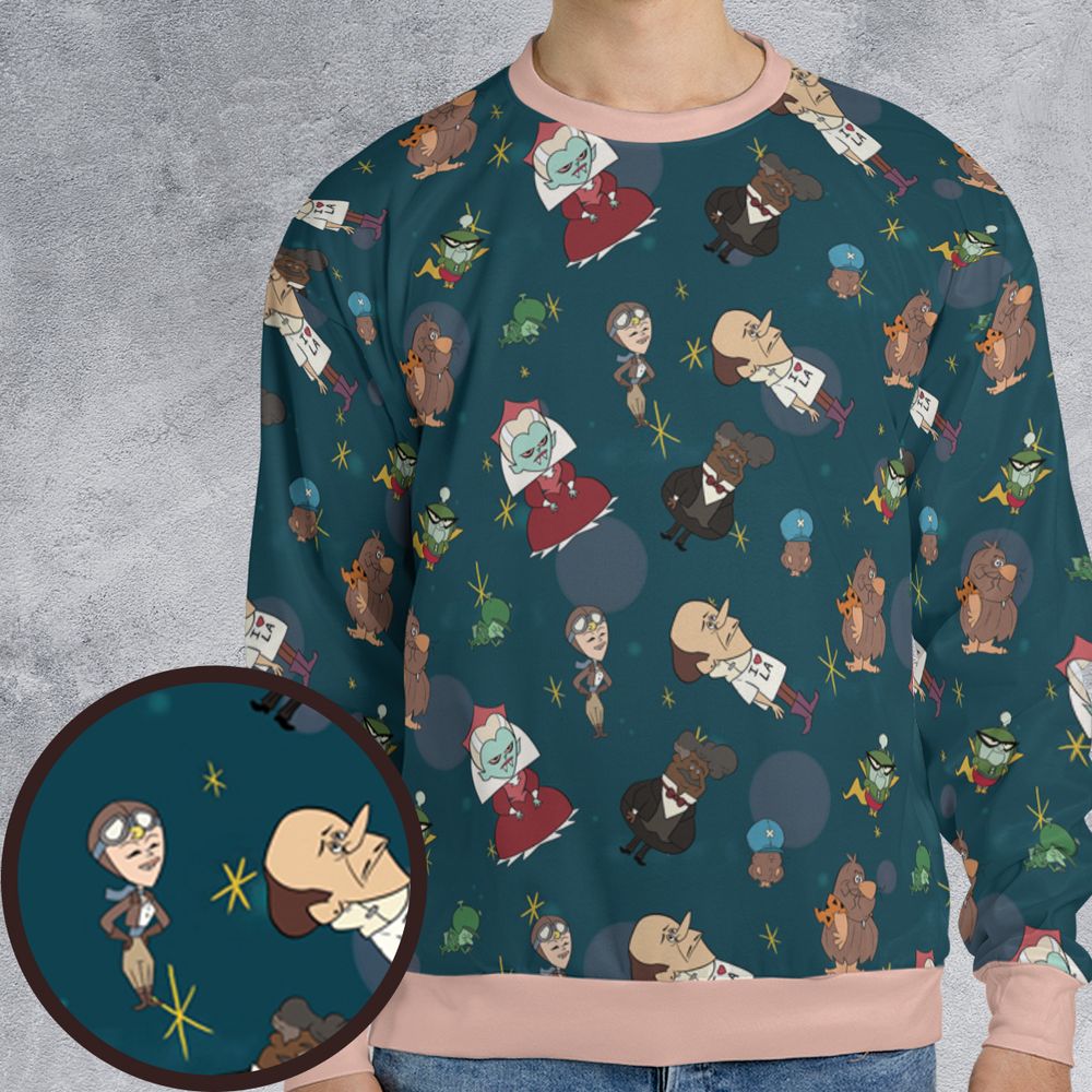 All-over Print Sweatshirt - Q4N2V65L -  - 1
