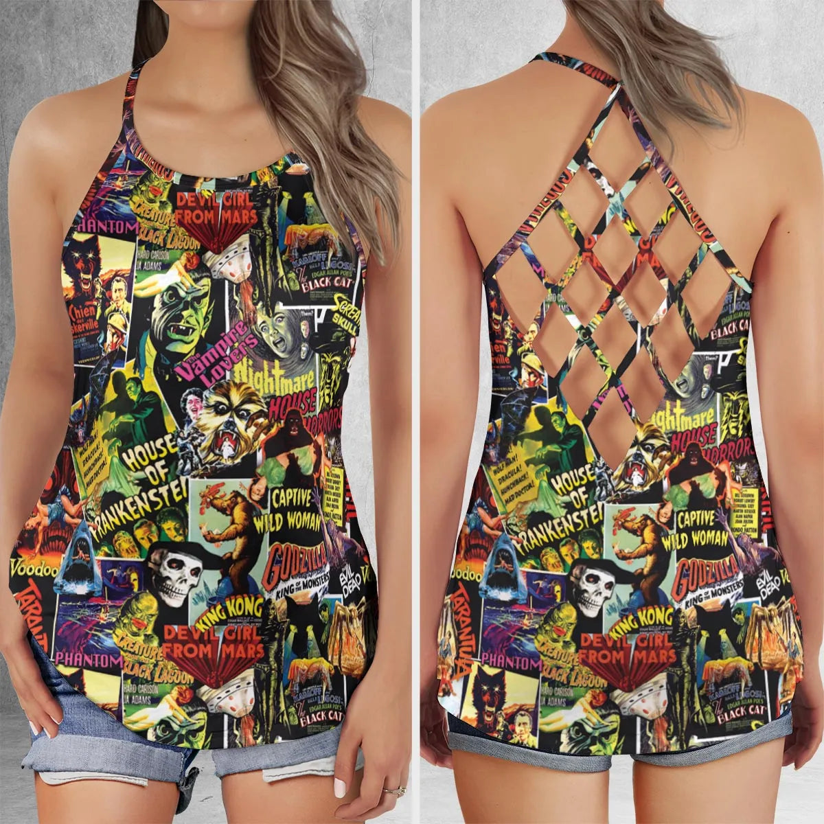 Criss Cross Tank Top - PG4D4RVM