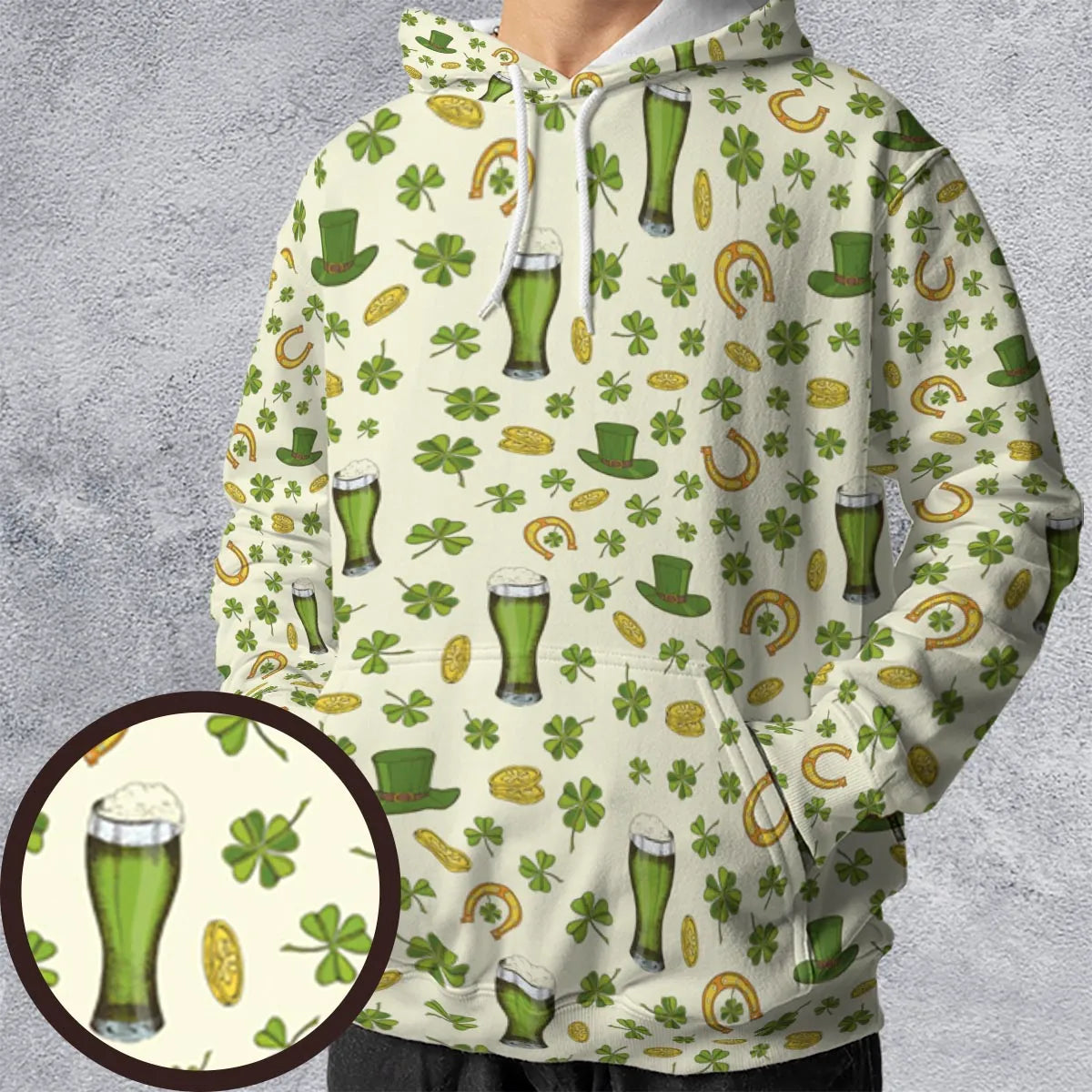 All-over Print Hoodie - M7A5ZL6G