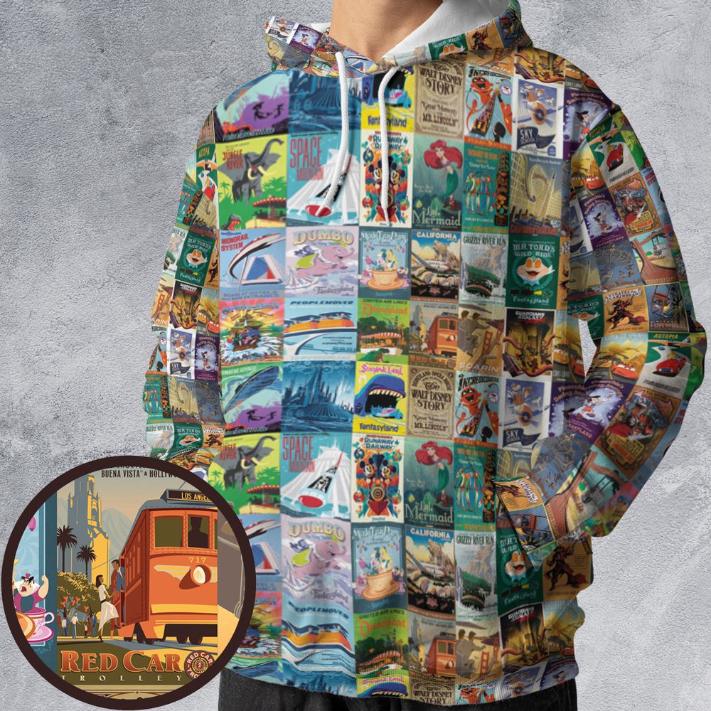 All-over Print Hoodie - JZP8DY2P -  - 1