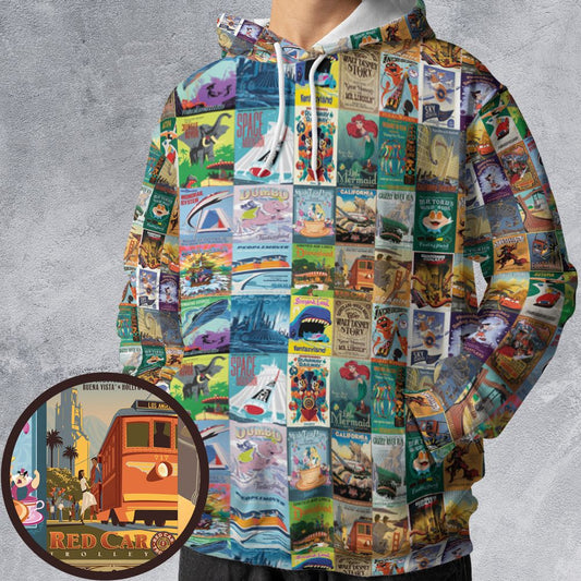 All-over Print Hoodie - JZP8DY2P -  - 1