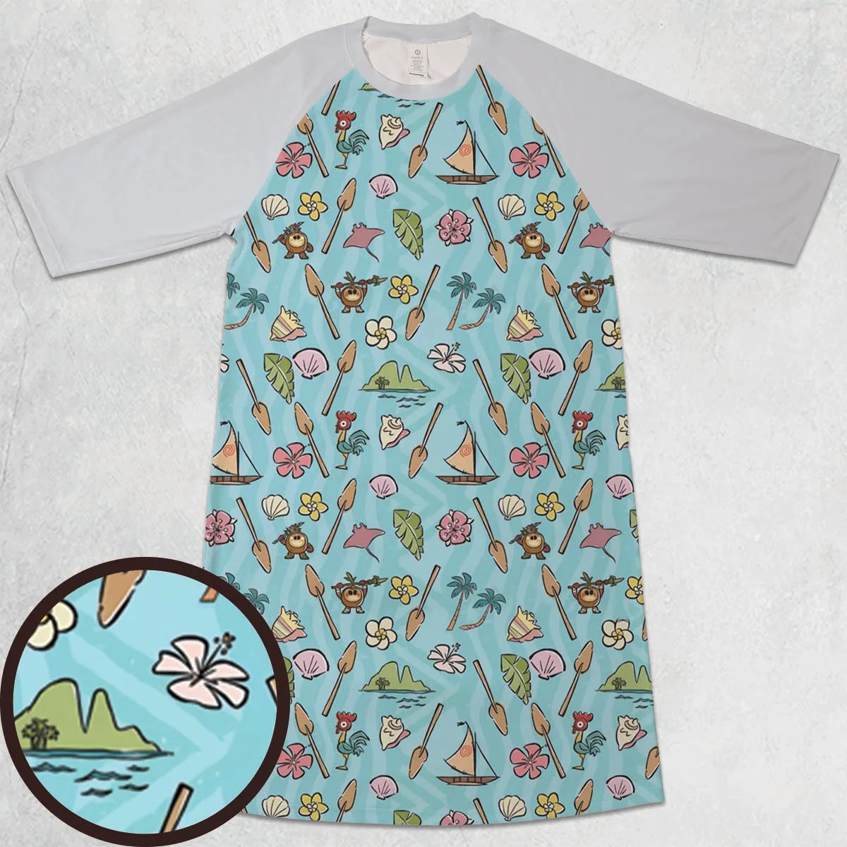 3/4 Sleeve Raglan Dress - PV234HPW