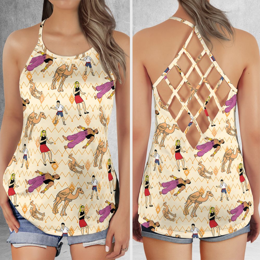 Criss Cross Tank Top - 8P37ZTJA -  - 1