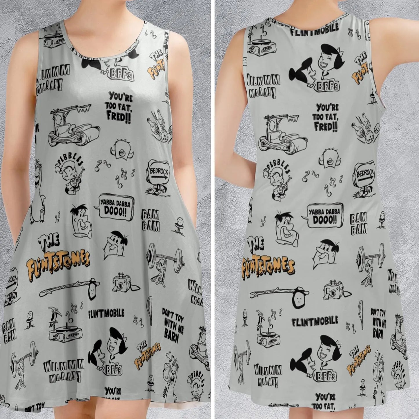Sleeveless Dress - V8AG76P7