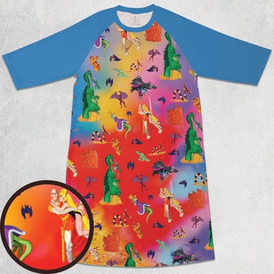 3/4 Sleeve Raglan Dress - 1FHZV8Z8