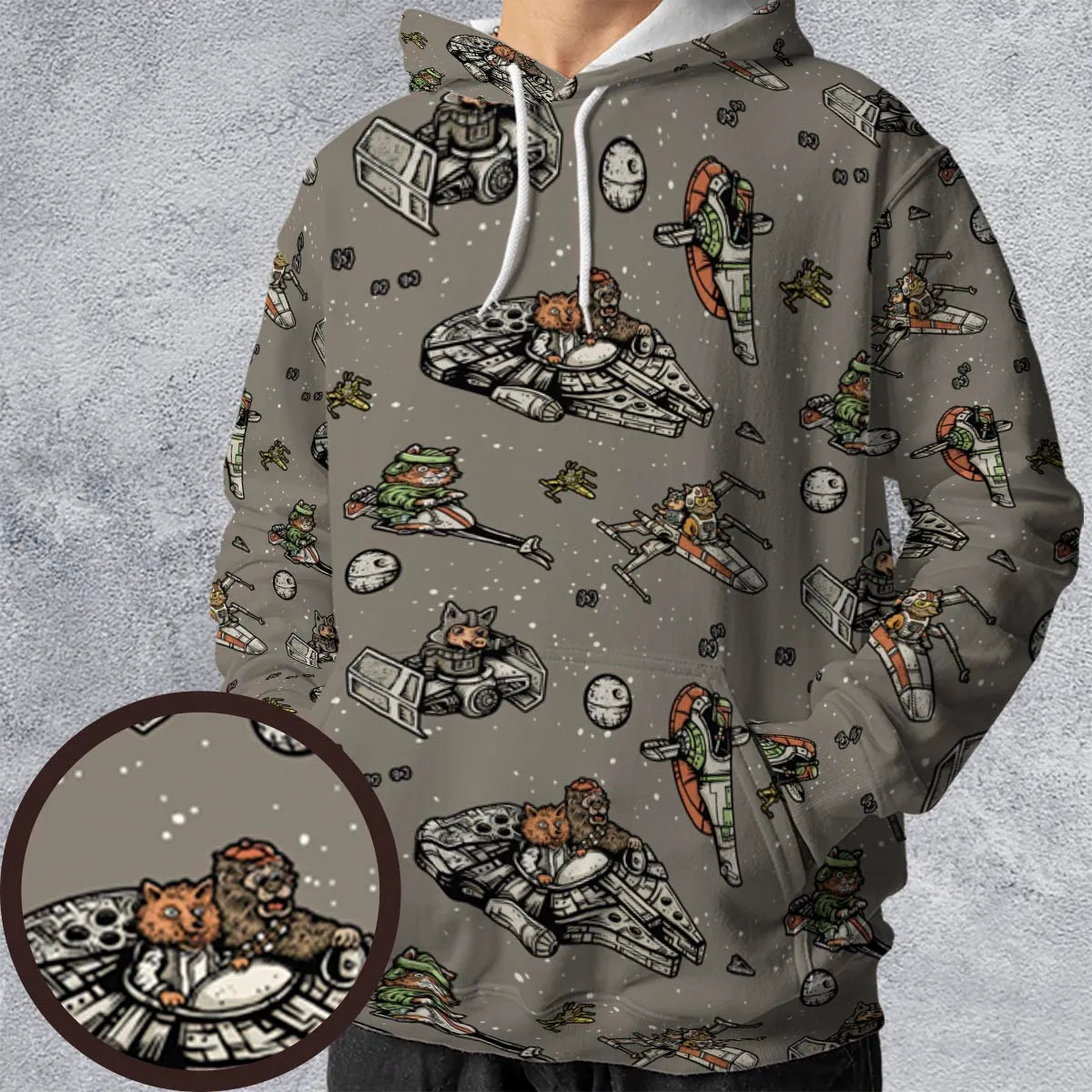 All-over Print Hoodie - WY4F7PX9
