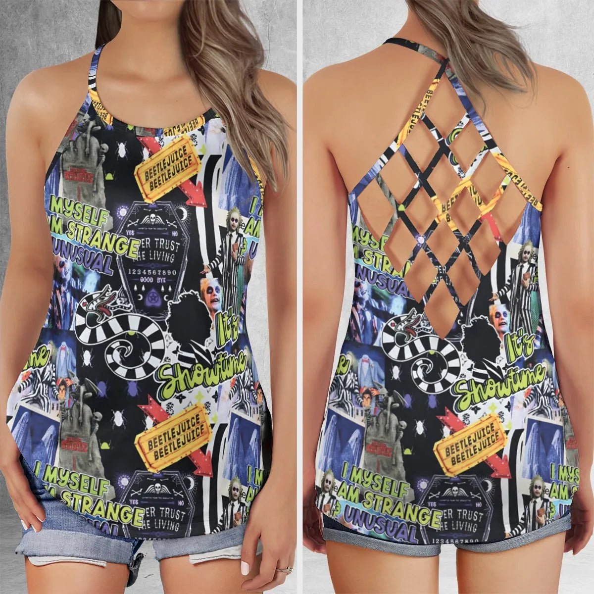Criss Cross Tank Top - 7VZTWYRD