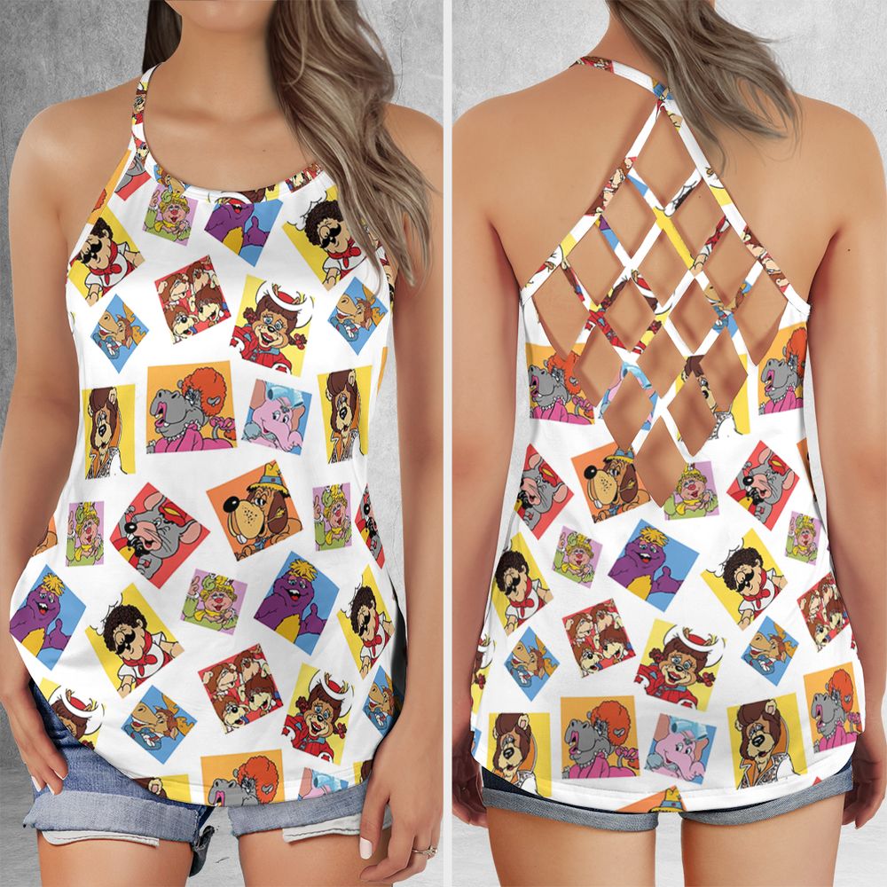Criss Cross Tank Top - P4YW5AKG -  - 1