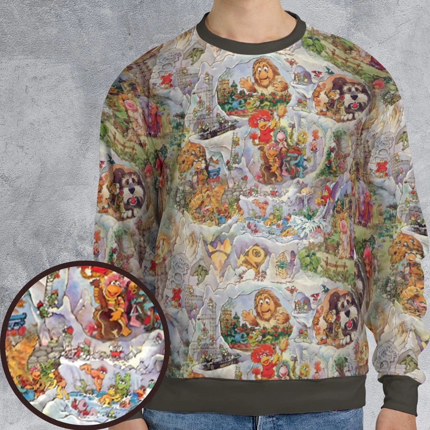 All-over Print Sweatshirt - ZXNU6WUB