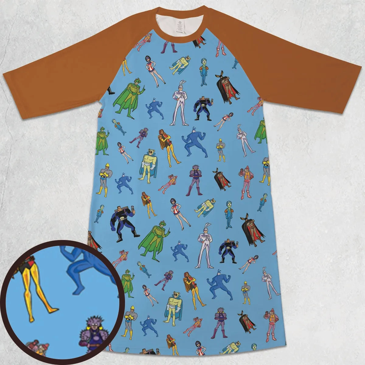 3/4 Sleeve Raglan Dress - ZDN1MN13