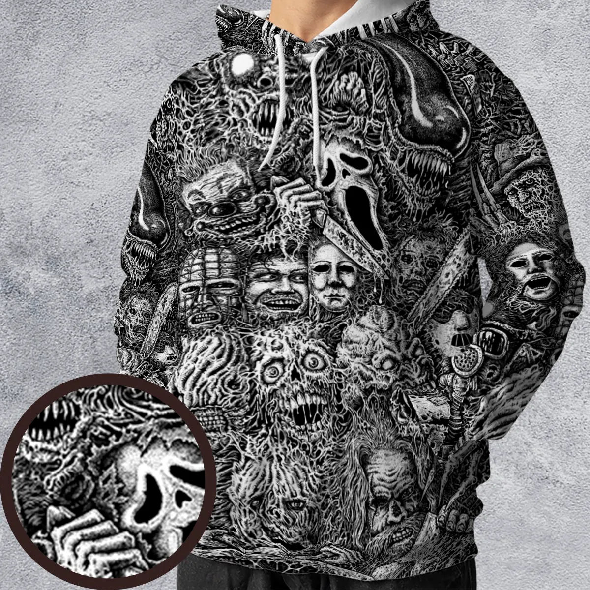 All-over Print Hoodie - V3UXQNHV