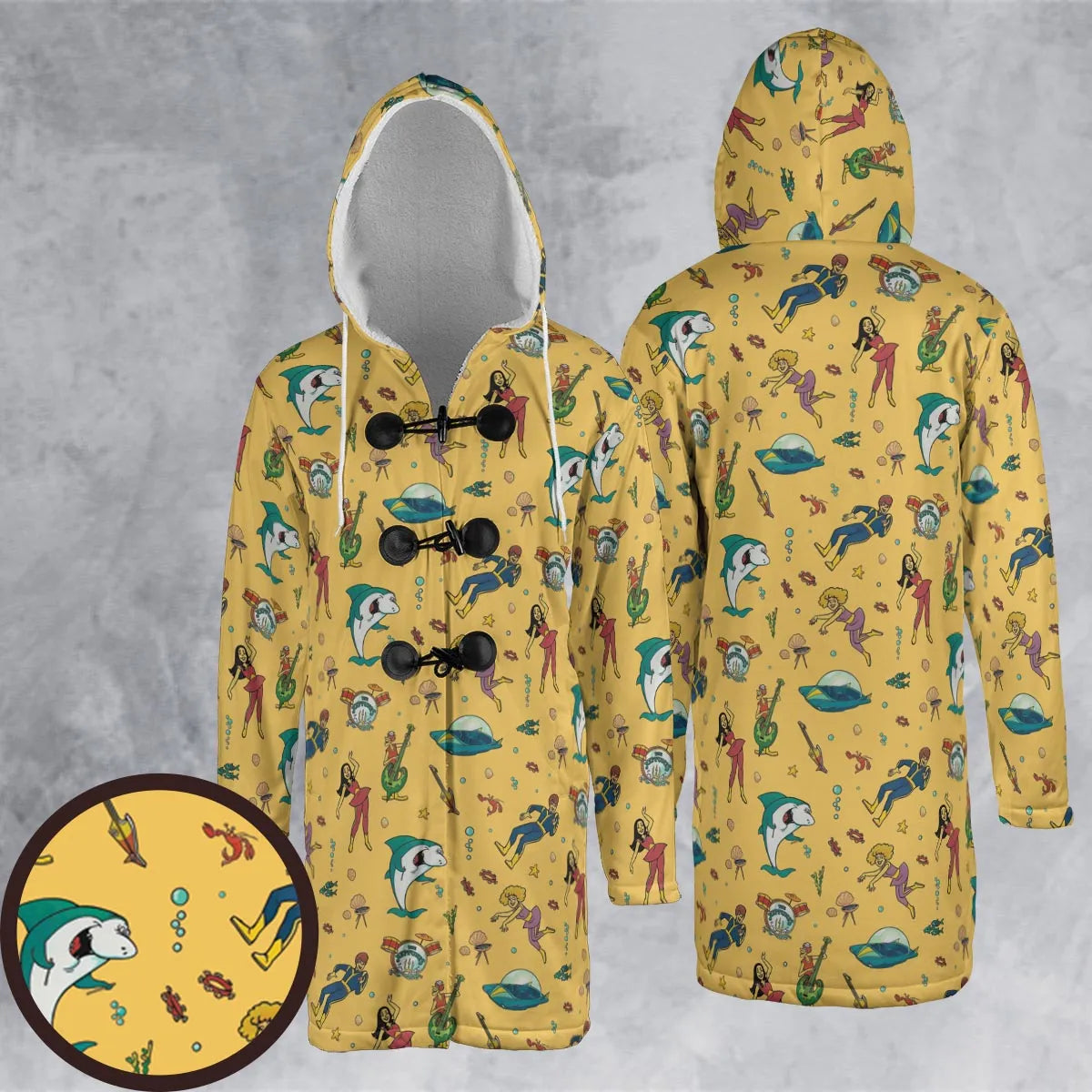 Hooded Cloak Coat - XQ2PX66L