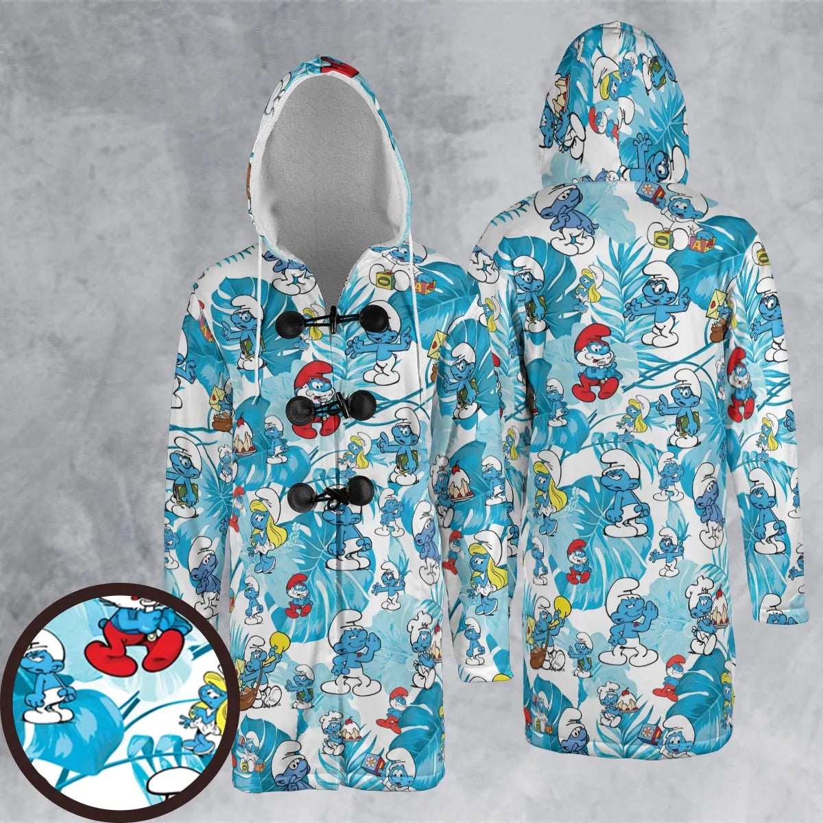 Hooded Cloak Coat - D25P1MYF