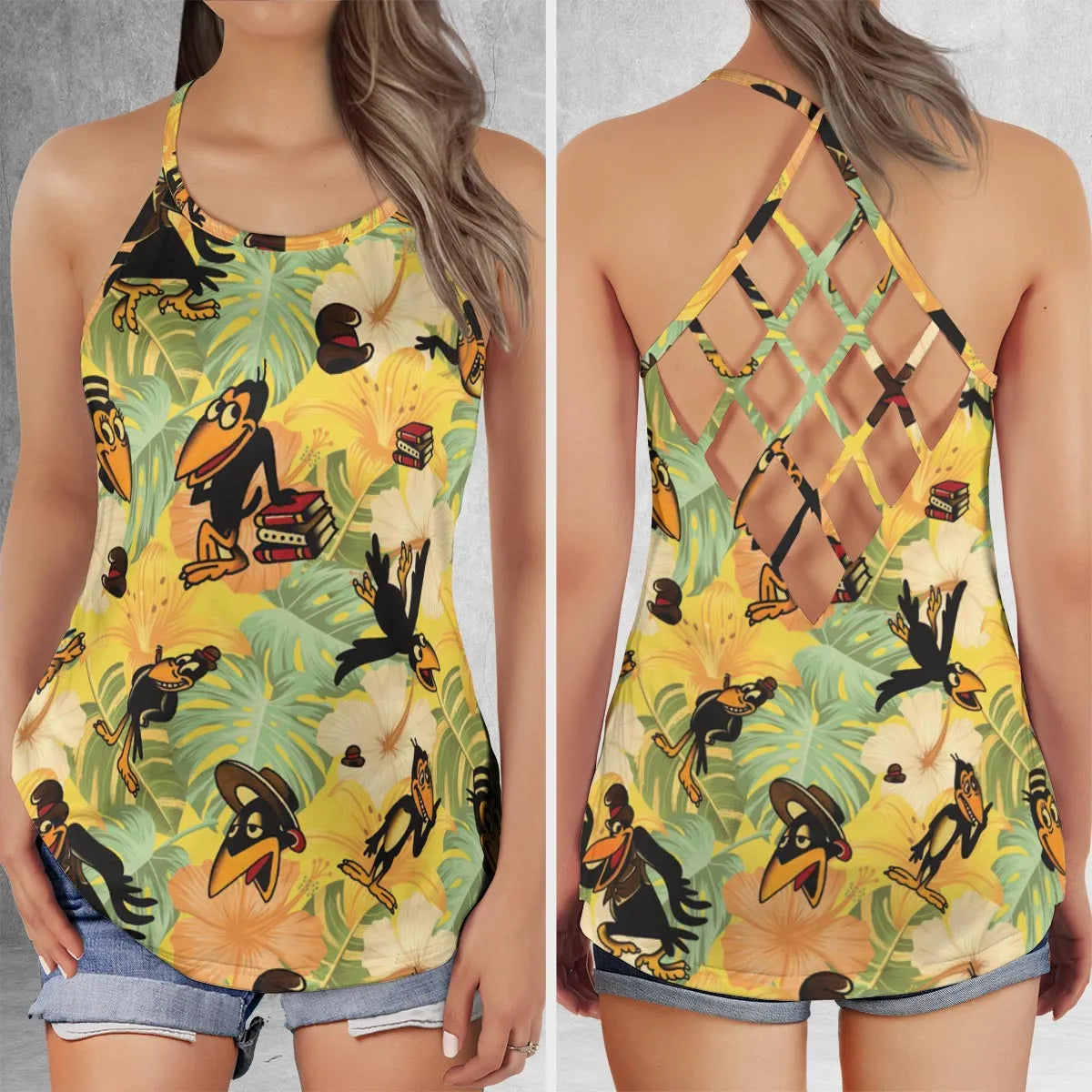 Criss Cross Tank Top - ZL369ZE9