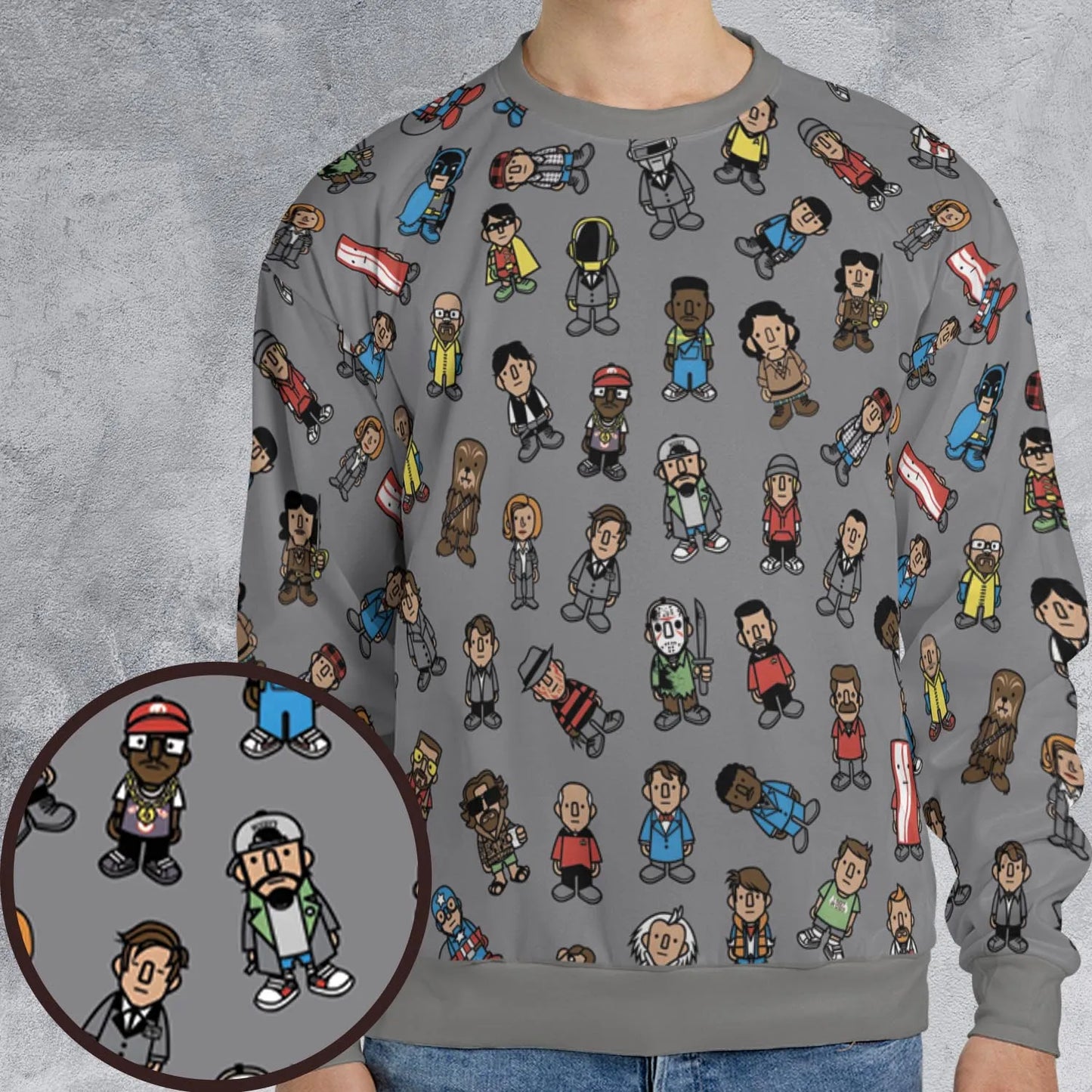 All-over Print Sweatshirt - E4ENUBUJ