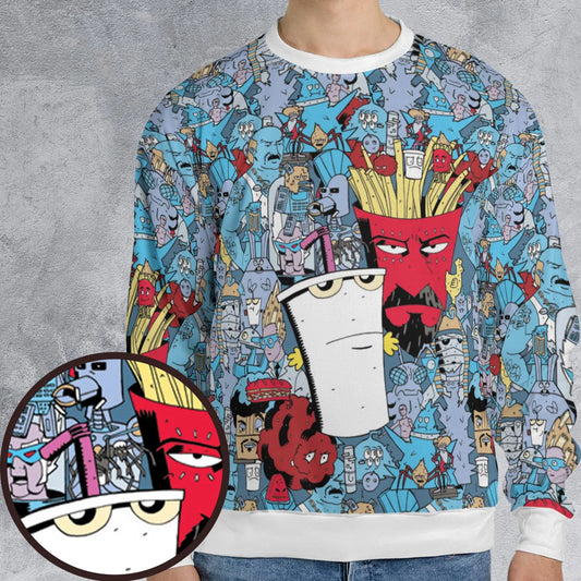 All-over Print Sweatshirt - 74GRUN8S