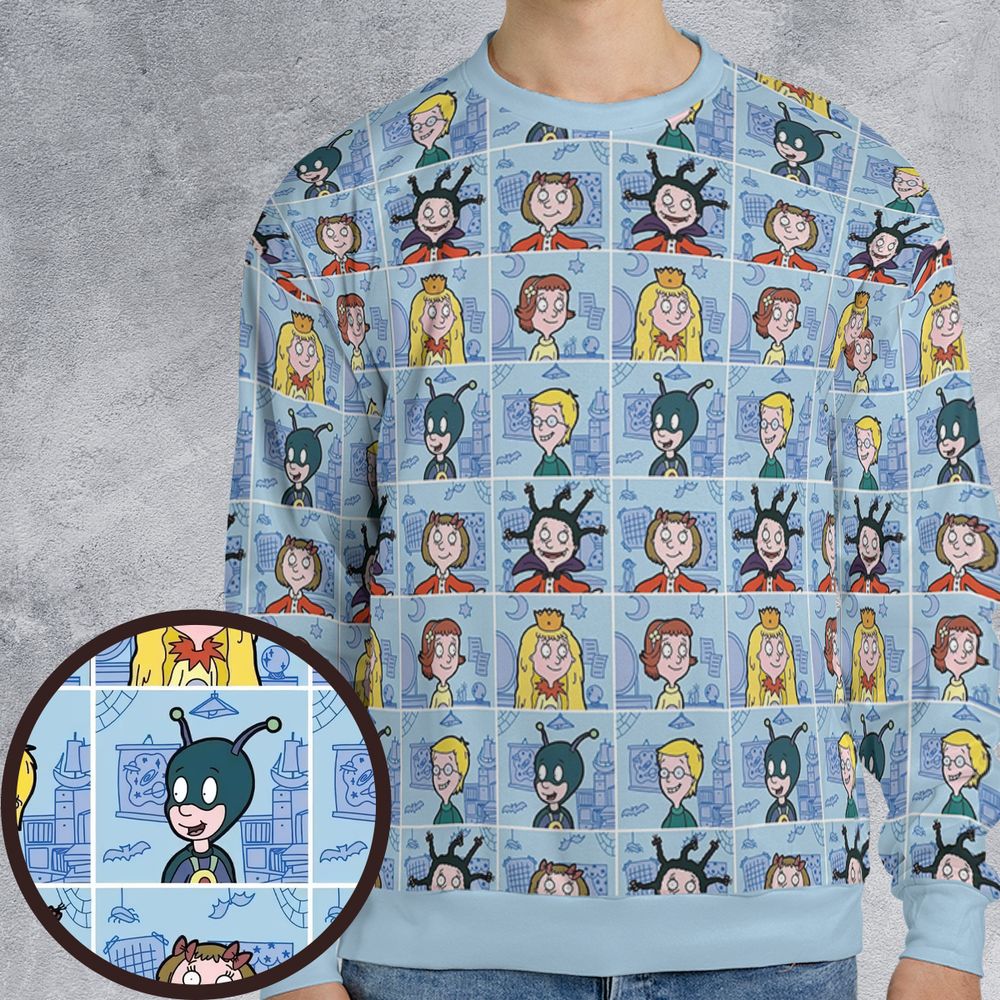 All-over Print Sweatshirt - 896SN7AK -  - 1