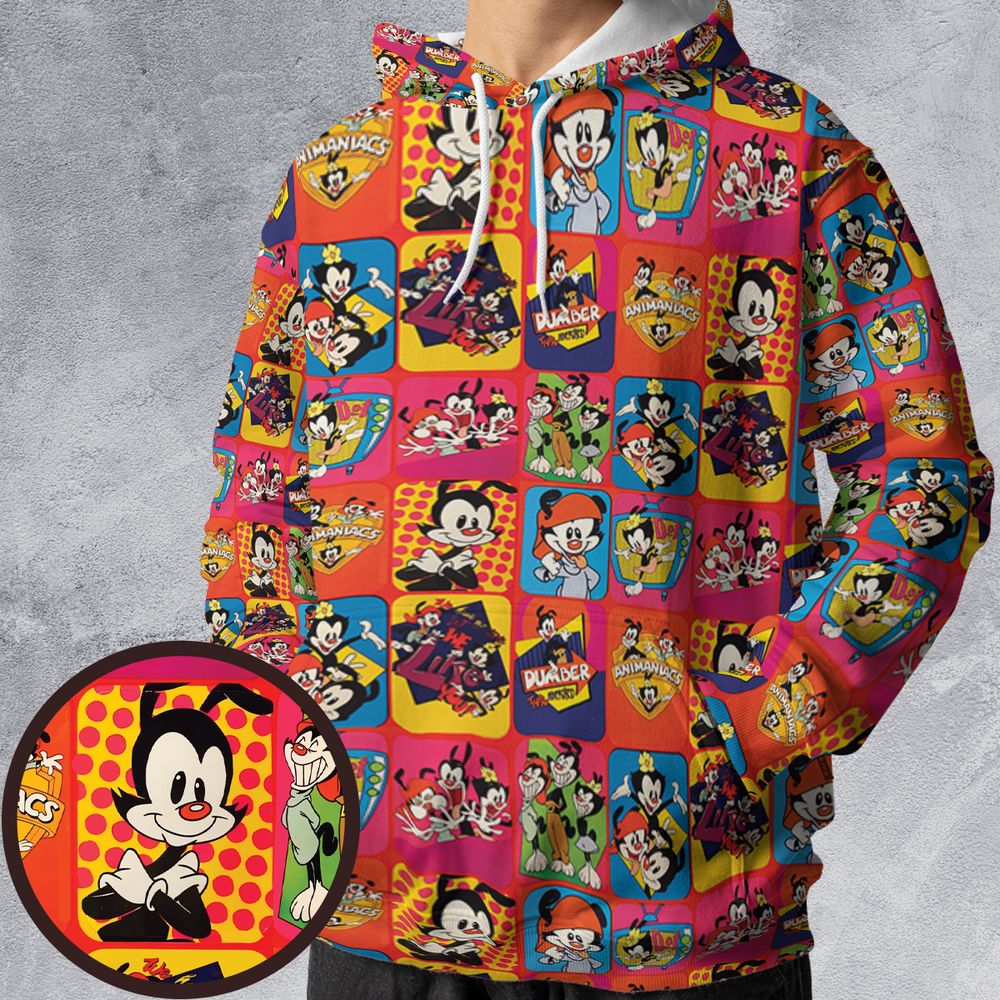 All-over Print Hoodie - 8AQNA2SM -  - 1