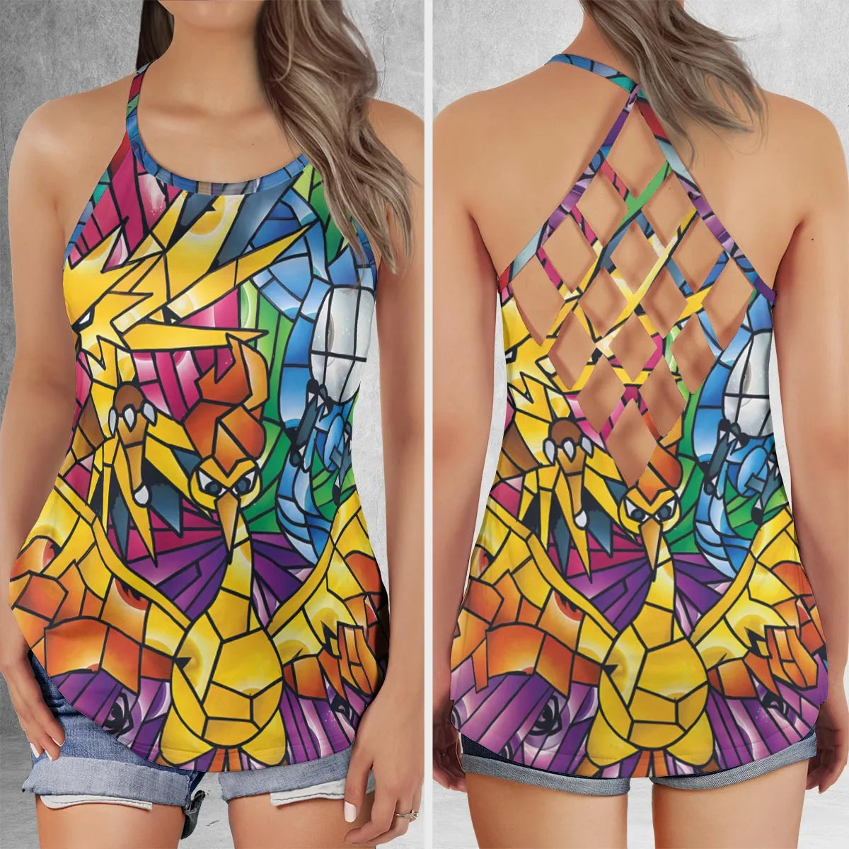 Criss Cross Tank Top - 6GYS9MV1