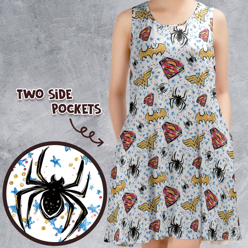 Sleeveless Dress - DJTHLDMN -  - 1